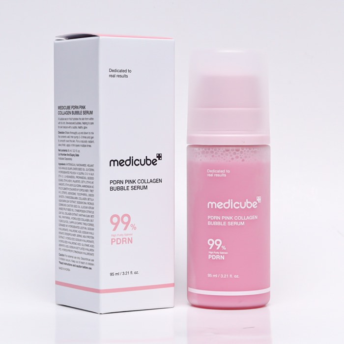 Pink Collagen Bubble Serum de MEDICUBE