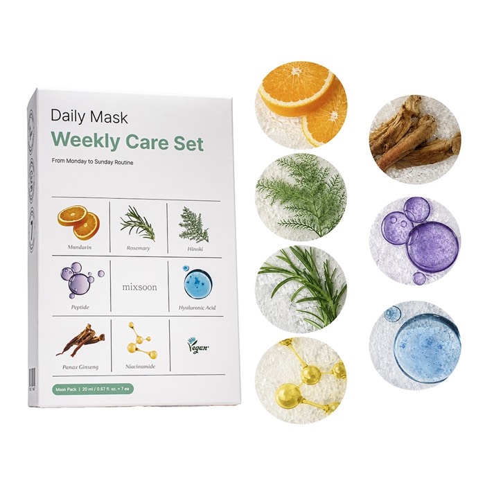 Daily Weekly Mask Set de MIXSOON